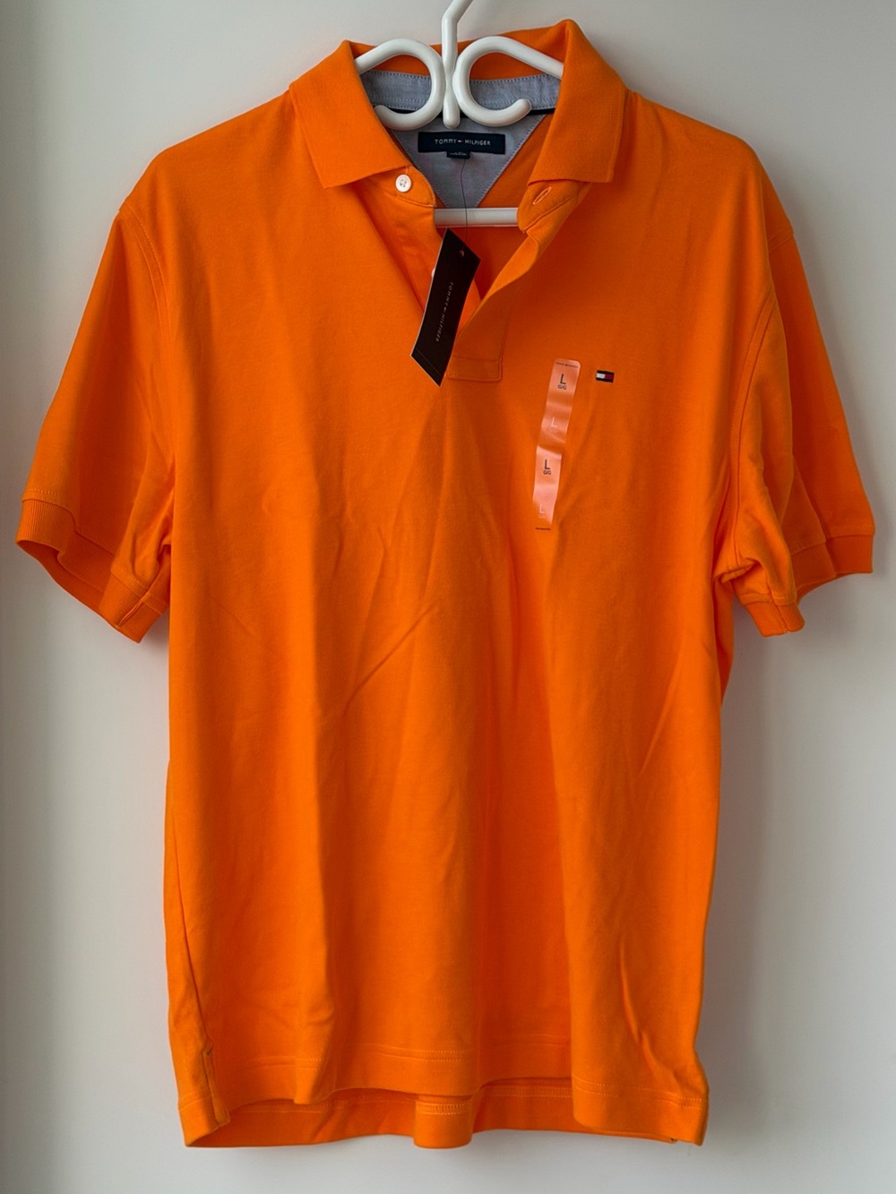Tommy Hilfiger Men’s Bright Orange Polo